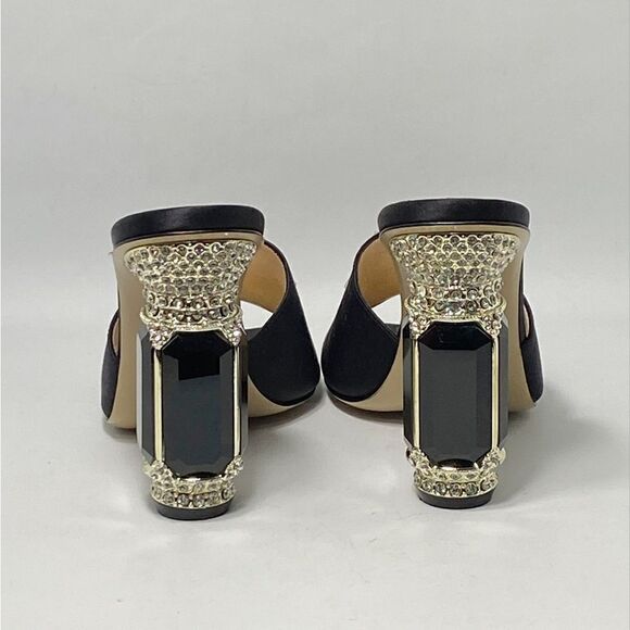 Nalebe Eureka Aurum Crystal-Embellished Mules size 38 - Picture 10 of 13